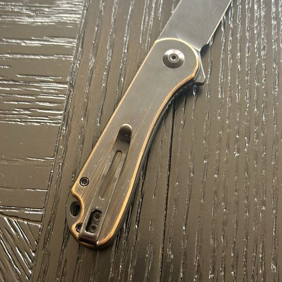 Civivi Elementum Brass Knife - Picture 4 of 6